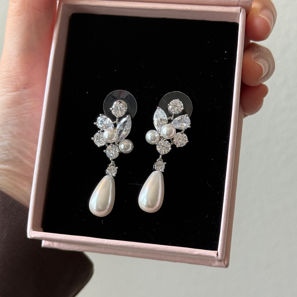 Design by Kara Silver and Pearl Drop Earrings